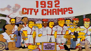 Morgan Spurlock made an hourlong mockumentary about "Homer At The Bat"<em></em>